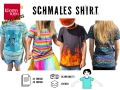 eBook Schmales Shirt -Schmal und gerade geschnittenes Unisex Shirt Größe 104-170
